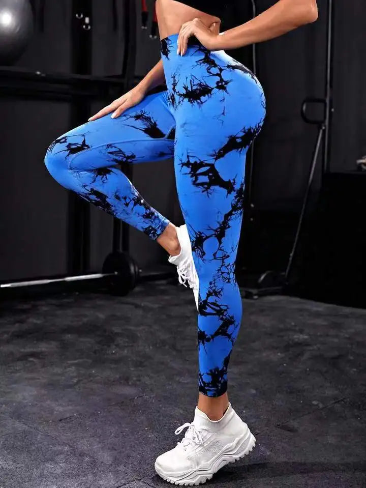 Seamless High-Waist Push-Up Women's Yoga Pants – Fitness Workout Leggings