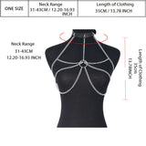 Women Chain Chest Harness