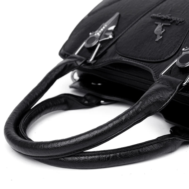Classic Leather Crossbody Bag
