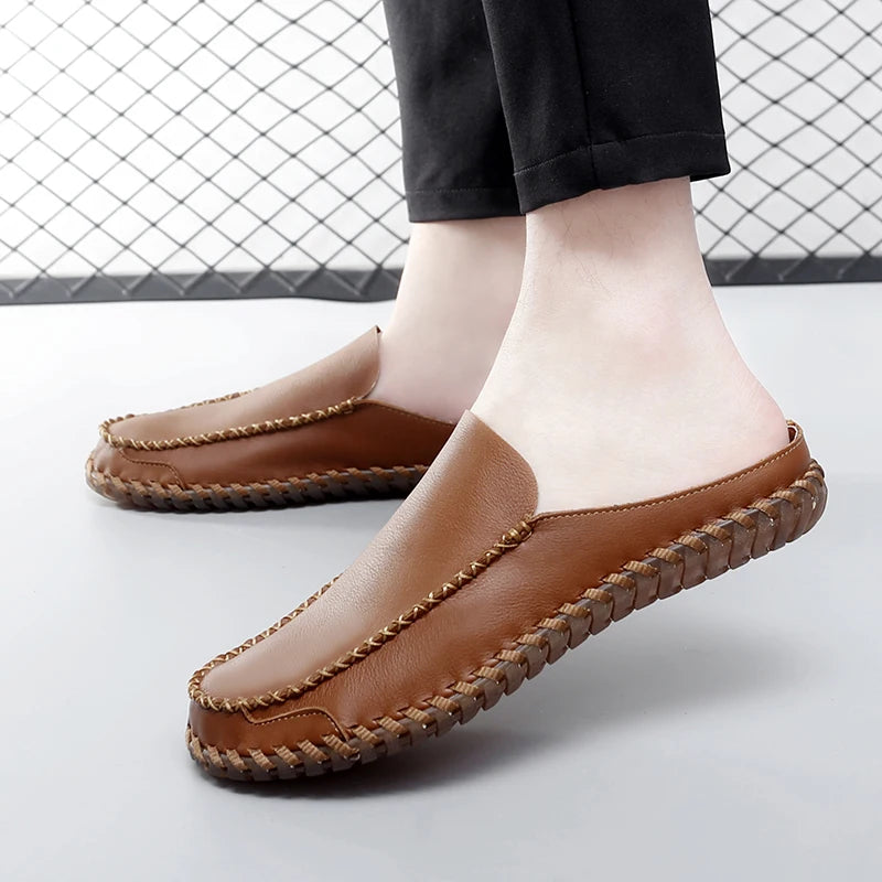 Men Backless Loafers
