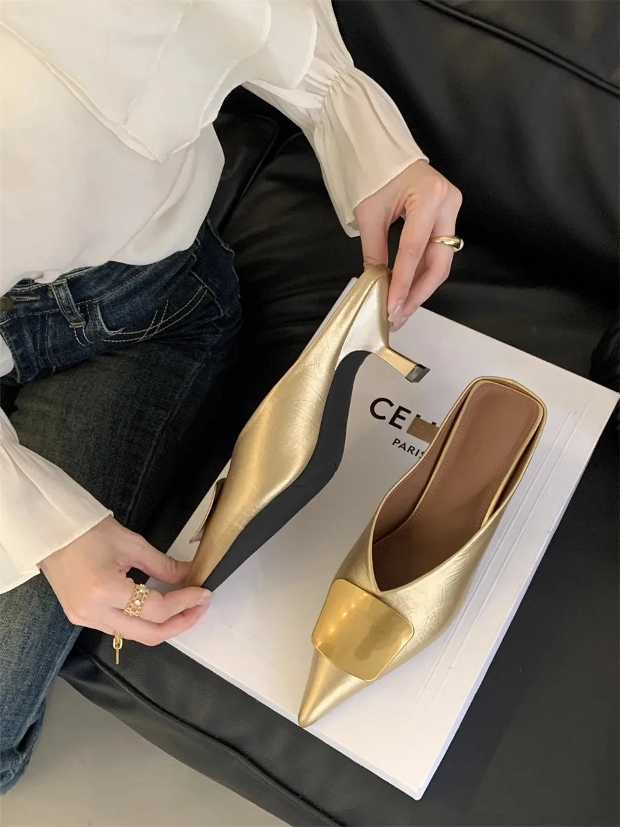 Women’s Luxury Heeled Mules