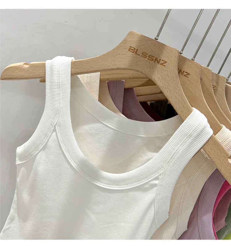Basic Ribbed Tank Top
