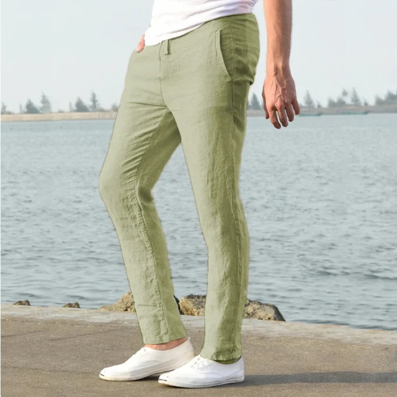 Men’s Cotton Linen Joggers