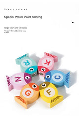 Wooden Alphabet Fishing Game Toy
