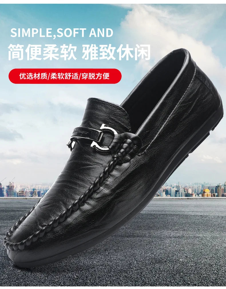Men’s Luxury Business Leather Loafers
