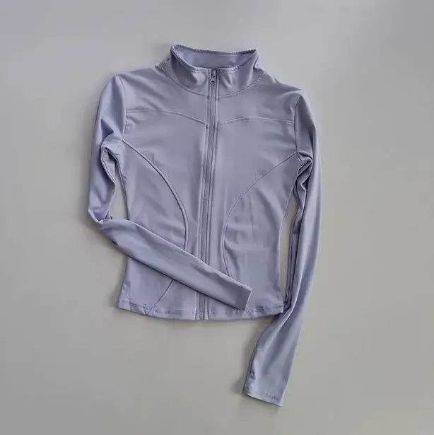 Women Quick Dry Zipper Sports Jacket