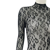 Women Lace Fishnet Club Jumpsuit