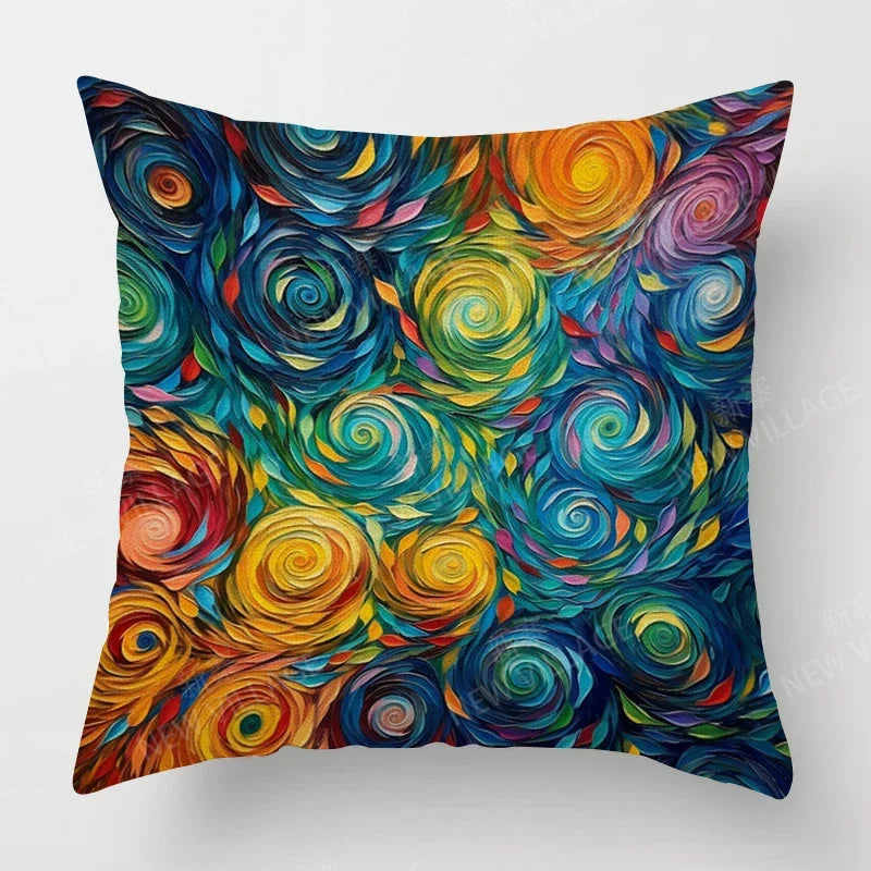 Abstract Sofa Pillow Cover