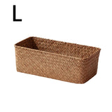 Woven Rectangular Storage Basket