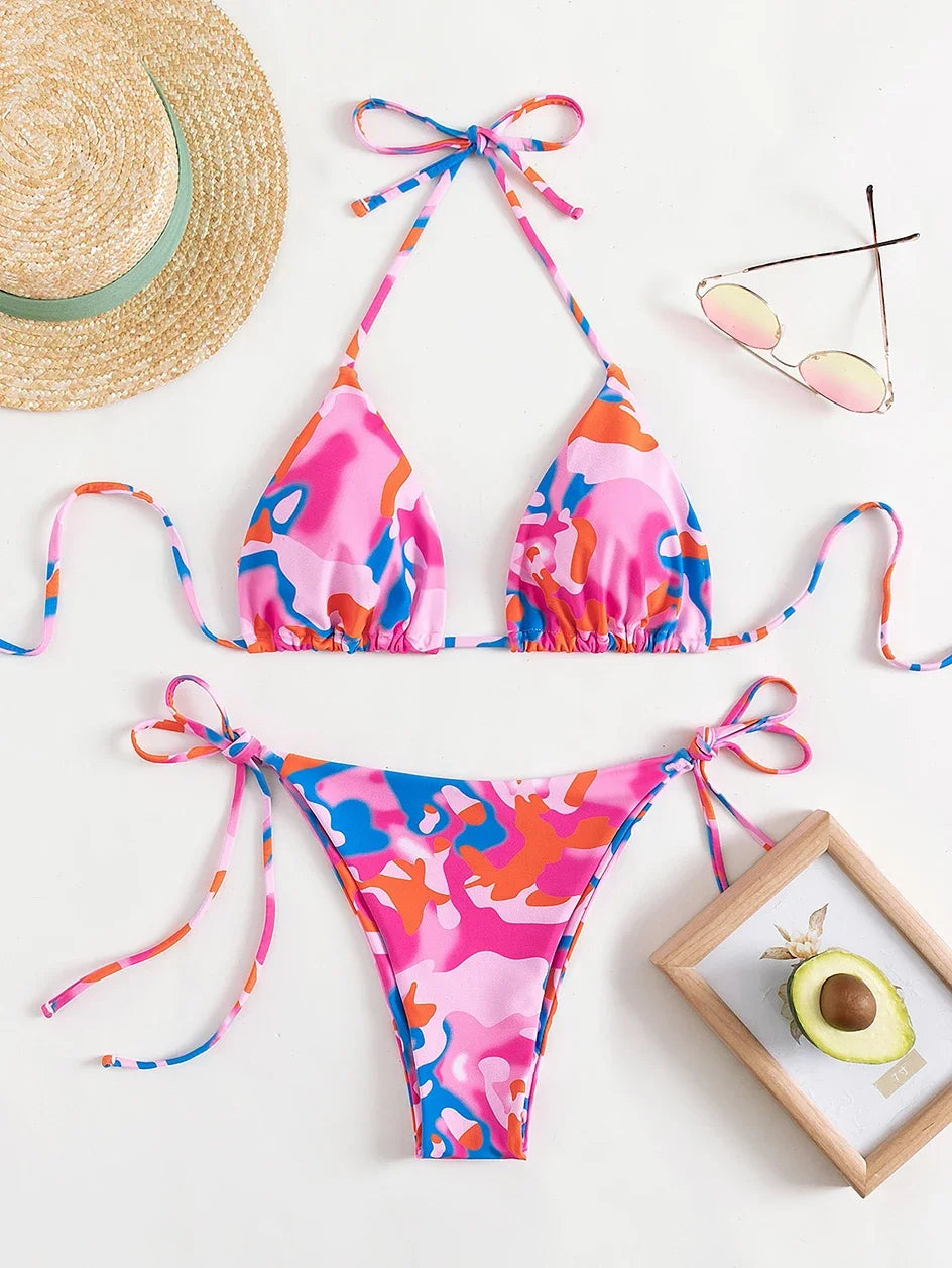 Tie Dye Micro Bikini