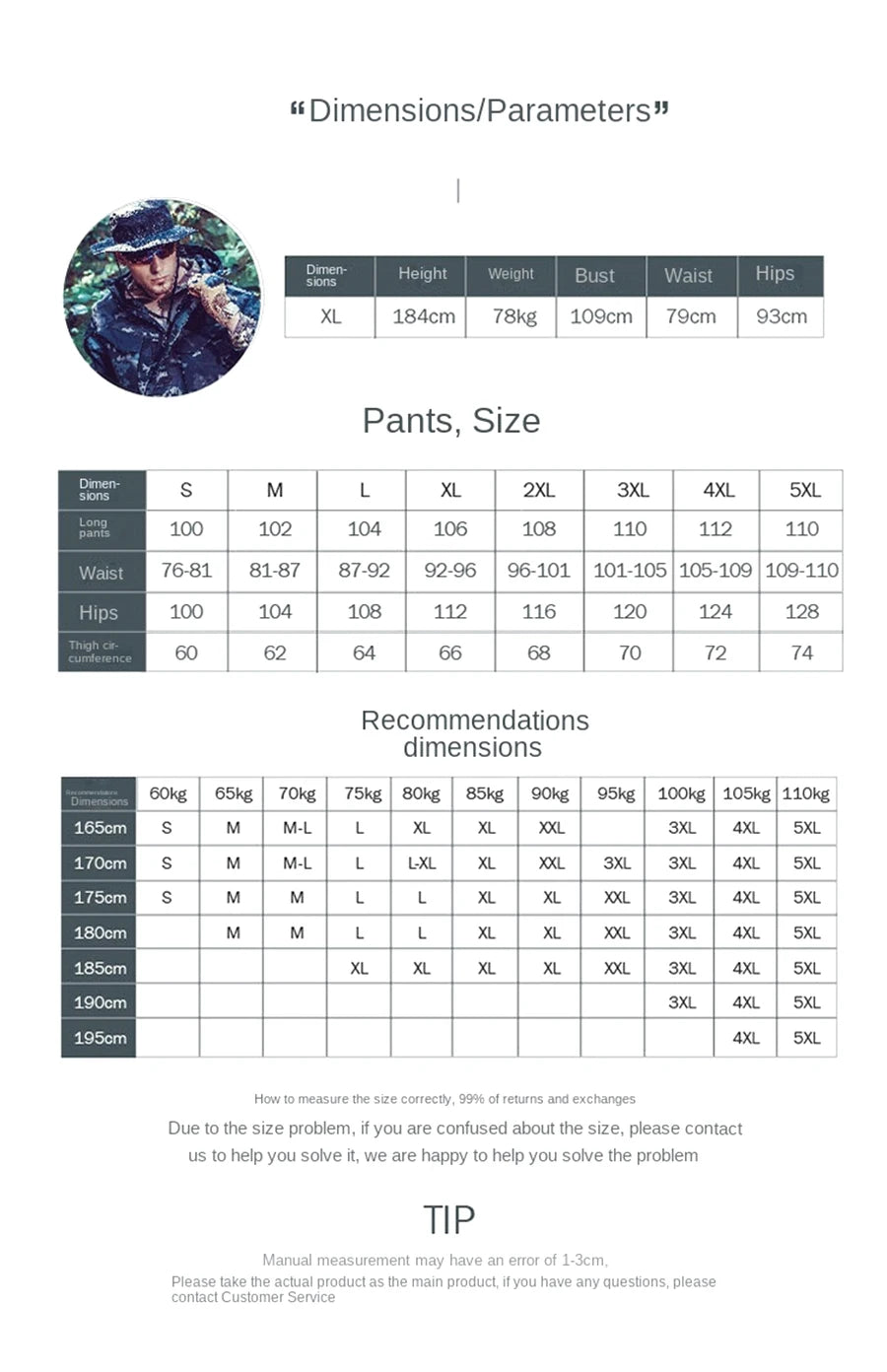 Men Camouflage Tactical Pants