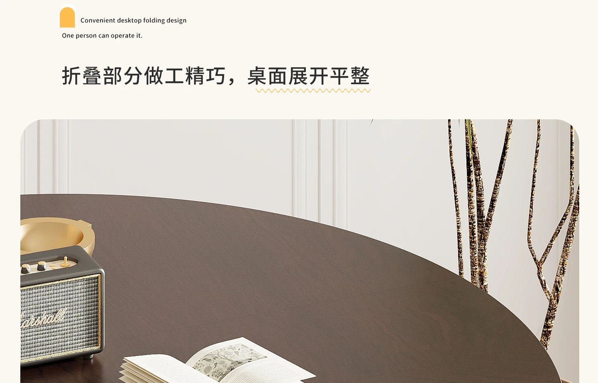 Round Foldable Dining Table