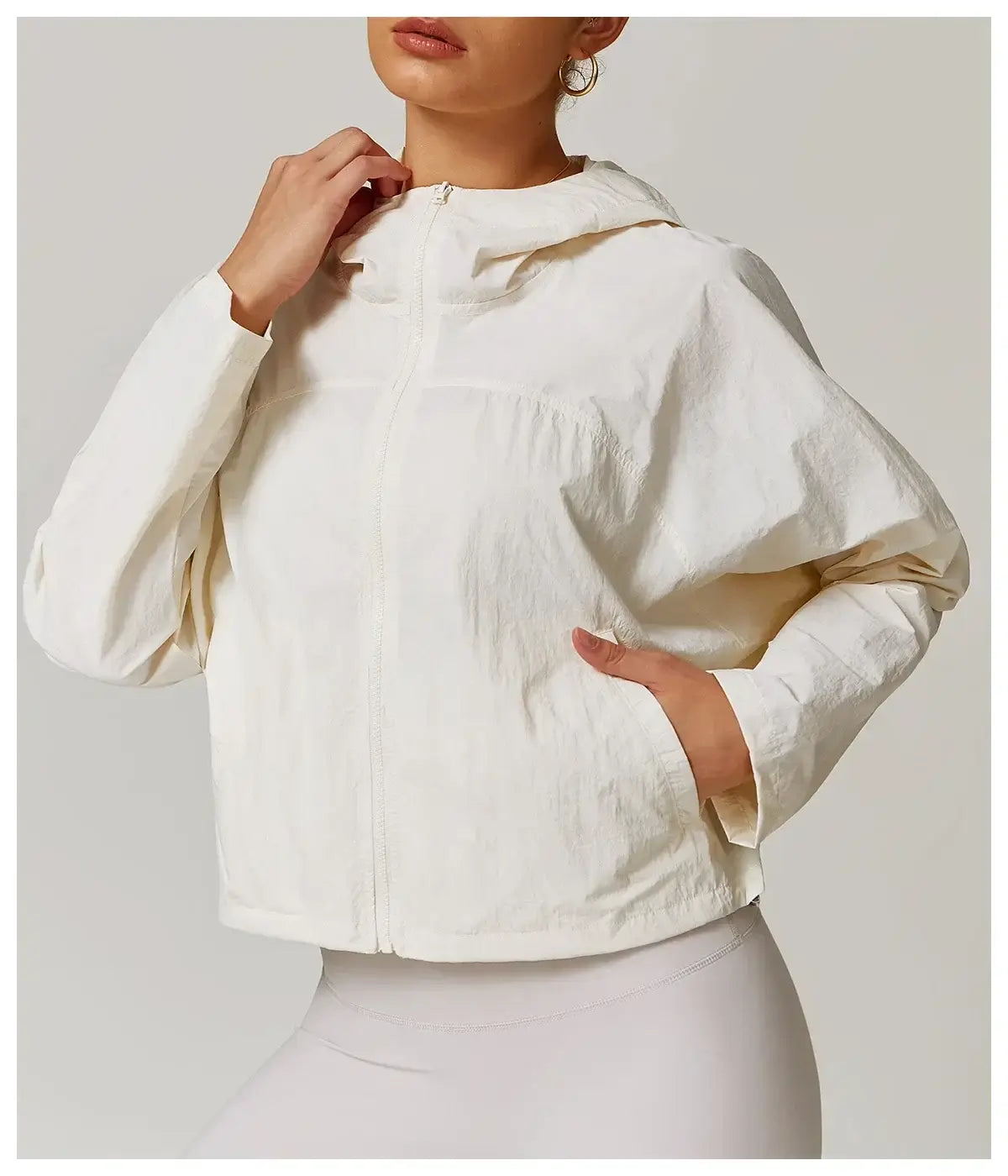 Women Windproof Quick Dry Yoga Jacket
