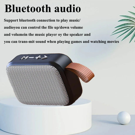 Portable Outdoor Bluetooth 5.0 Mini Speaker with volume control, perfect for music, games, and movies.