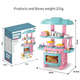 Kids Mini Kitchen Counter Play Set