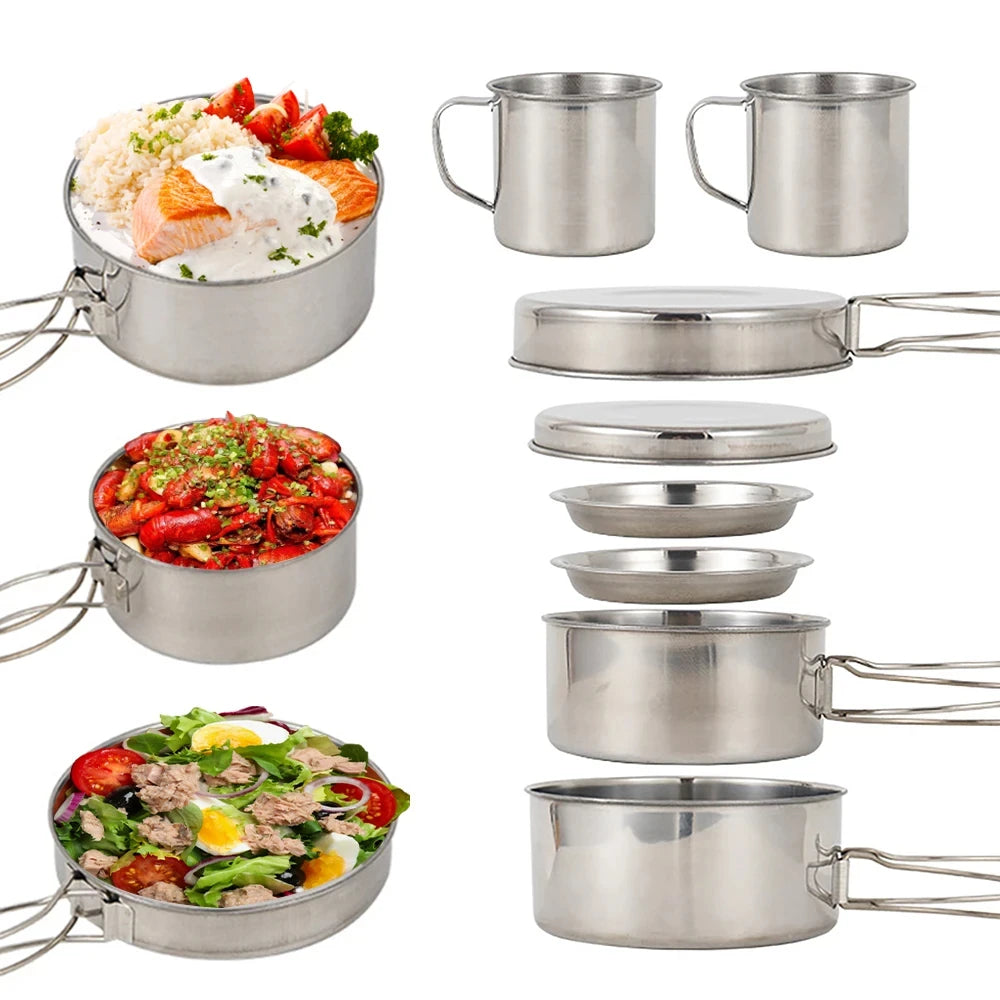 Camping Mess Kit (8pcs)