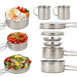 Camping Mess Kit (8pcs)