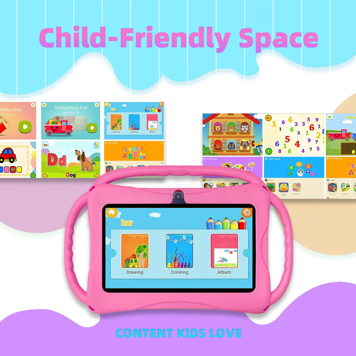 Kids 7-Inch Android Tablet with Parental Control