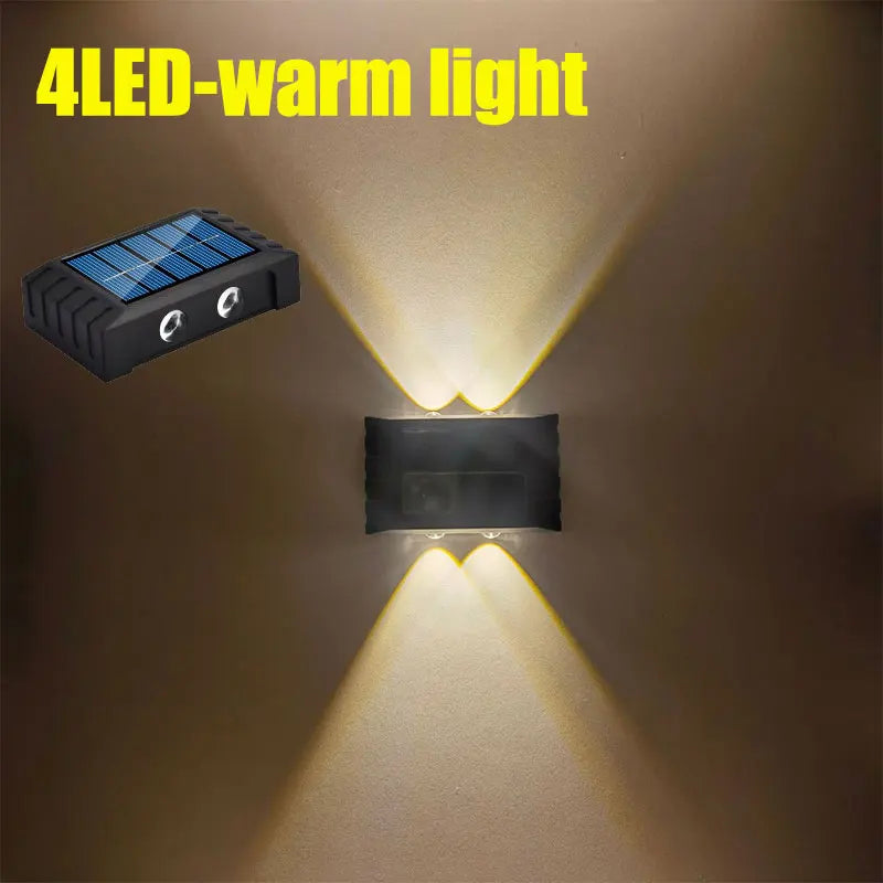 Solar LED Wall Lamp Up & Down Light
