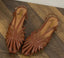 Women’s Plus Size Gold Gladiator Sandals