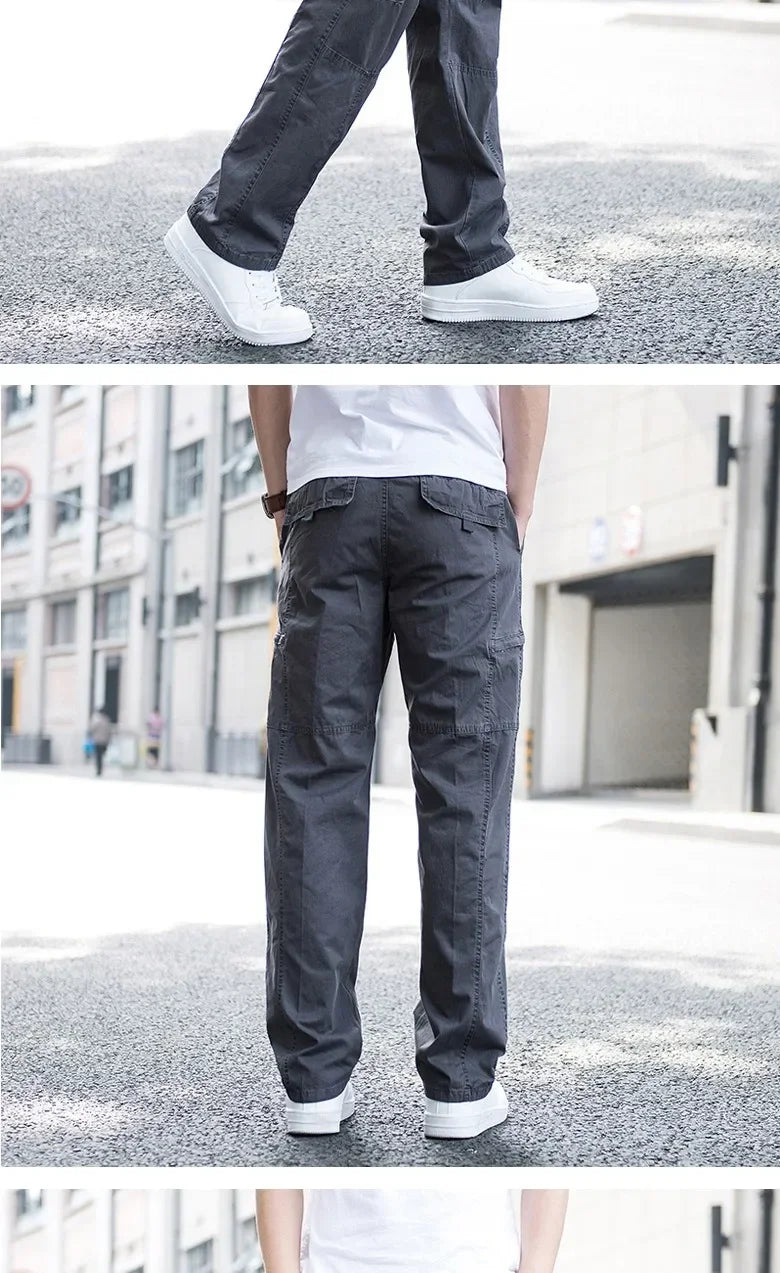 Men’s Loose Straight Cargo Pants