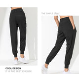 Hearuisavy Loose Quick-Dry Yoga Pants – Pleated Jogging Capris with Pockets