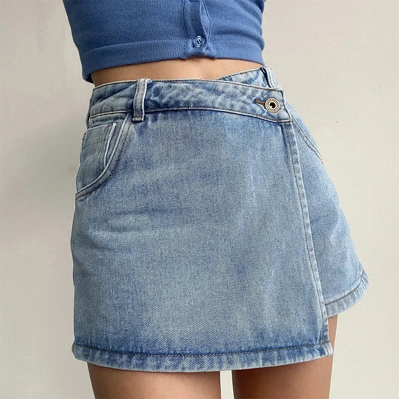 SafeCut™ – Exposure-Proof A-Line Pantskirt (High Waist Irregular Fit)