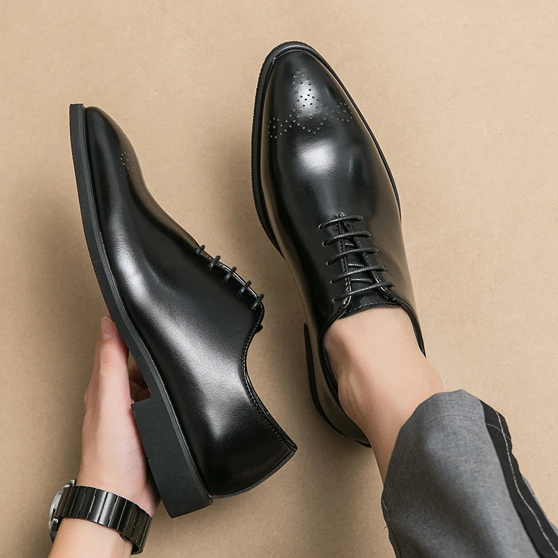 Men Luxury Wedding Oxford Shoes