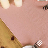 Cotton Sage Green Table Runner