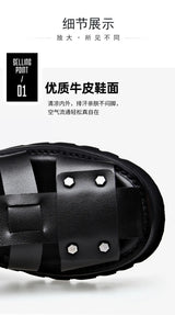 Executive Leather Gladiator Sandals