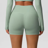 Women's Pocketed Fitness Yoga Shorts
