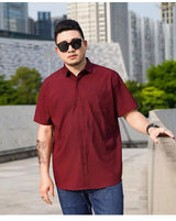 Men Plus Size Work Shirt
