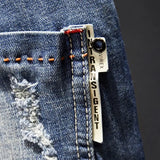 Apex Ripped Straight Jeans