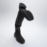 Women Punk Boots – 2025 Knee-High