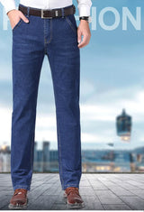 Men’s Classic Black Biker Jeans