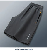 Men Ice Silk Casual Shorts