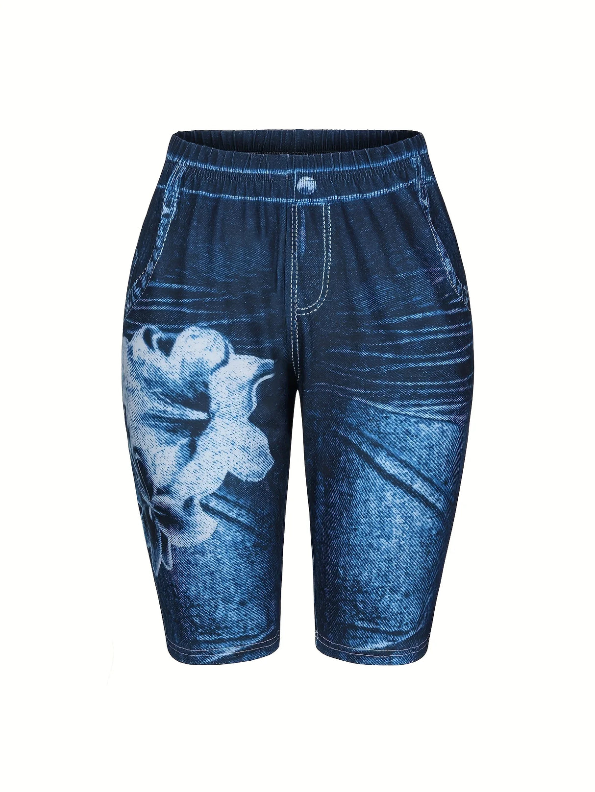 Women's 3-Piece Denim Style Shorts