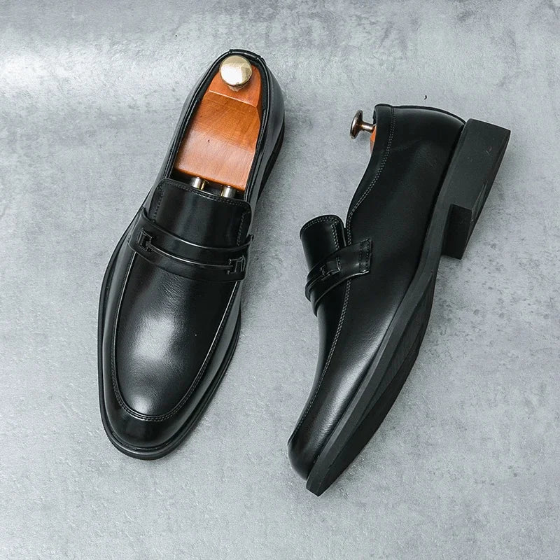 Men’s 2025 Soft Sole Leather Loafers