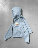 Women Embroidery Patch Hoodie Loose Y2K Streetwear