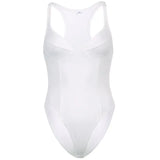 Retro Sleeveless Women's Bodysuit – Chic Slim Bodycon Summer Top