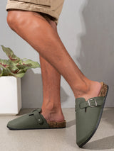 Men’s Solid Color Mules