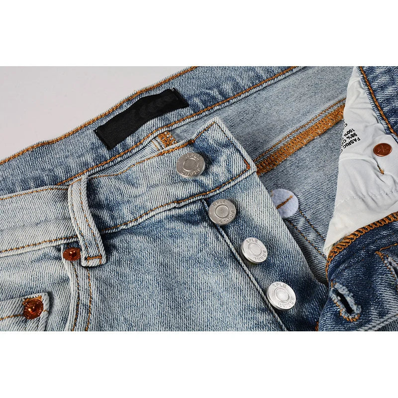 Men Distressed Skinny Jeans