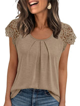 Bella Lace Oversized White Blouse