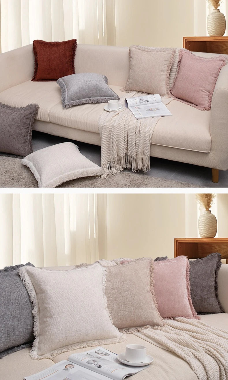 Cotton Decorative Pillow Cover