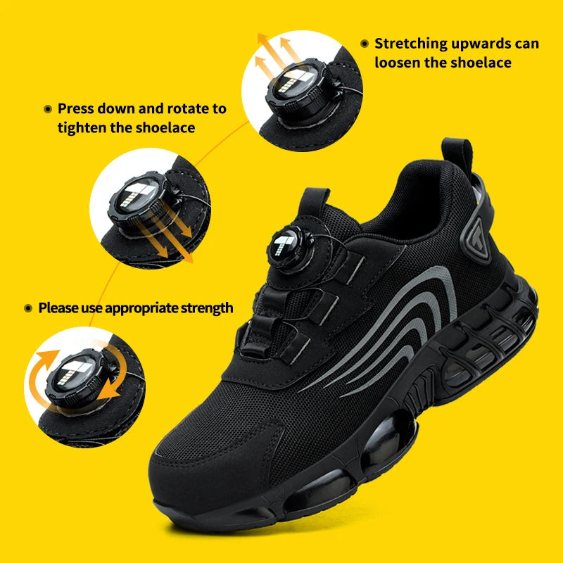 Men Anti Impact Safety Shoes