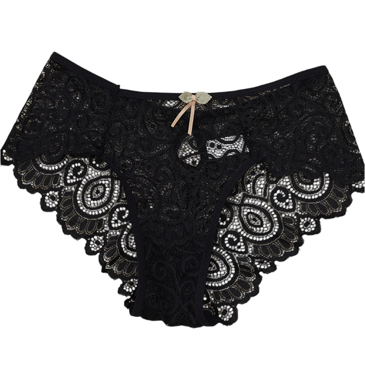 Mid Waist Lace Panties