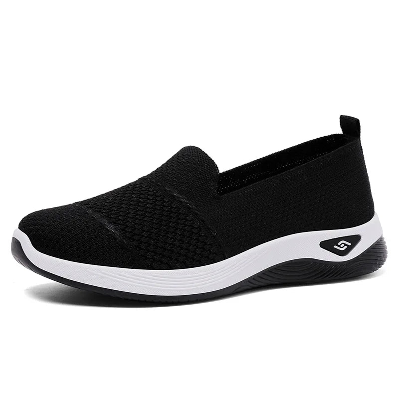 Knitted Lightweight Loafers – Breathable Platform 2025