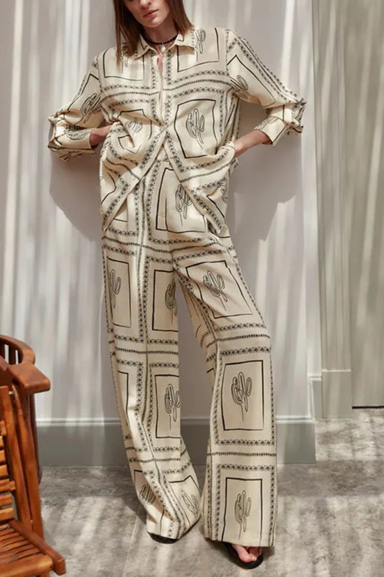 Women's Printed 2 Piece Set
