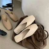 Women Designer Mules Leather Sandals
