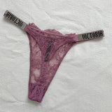 Women Lace Thong Set